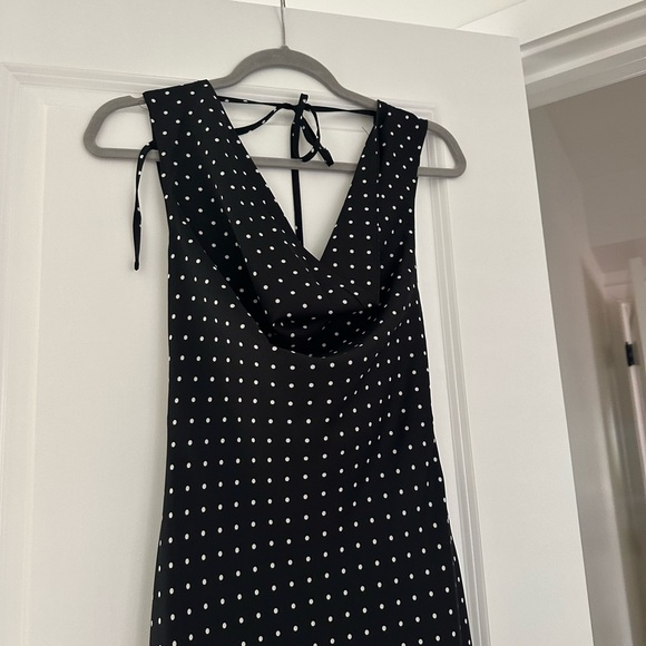 Role Model Maxi Dress - Black Polka Dot Peppermayo - Picture 4 of 8